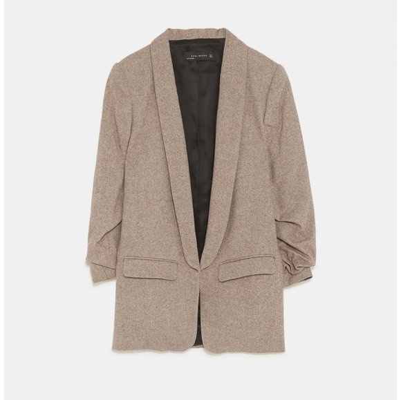 Zara herringbone blazer